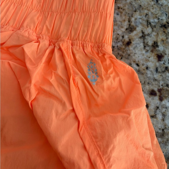 Free People The Way Home Shorts Sz Medium Neon orange - Picture 8 of 14